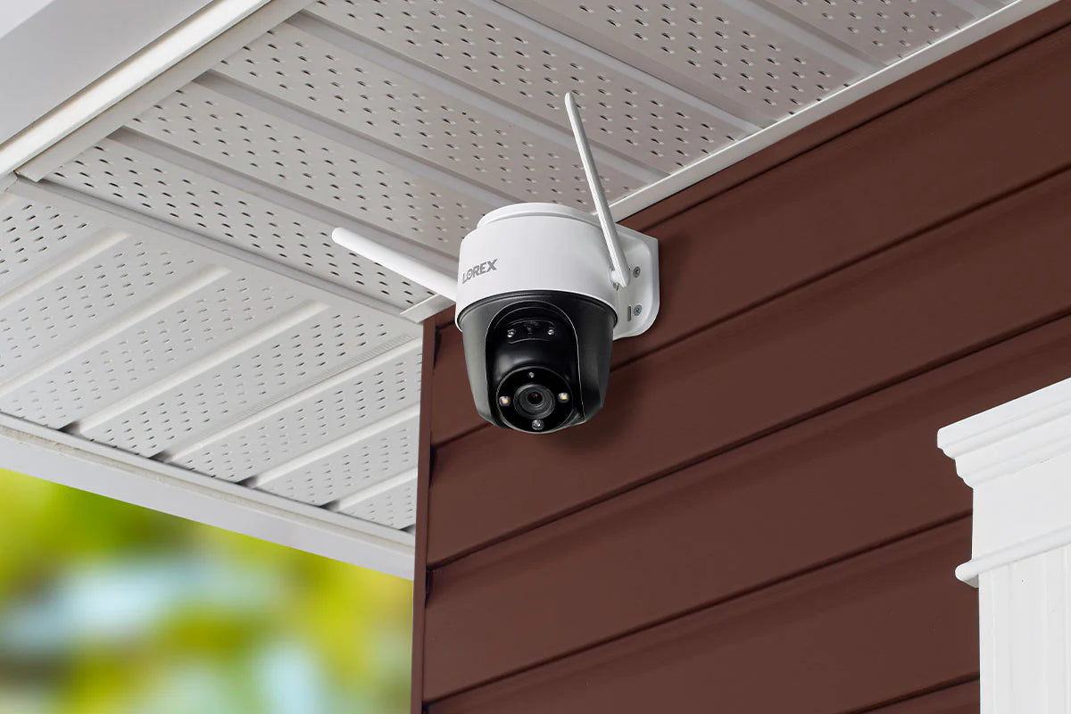 2K Pan-Tilt Outdoor Wi-Fi Security Camera with Installation