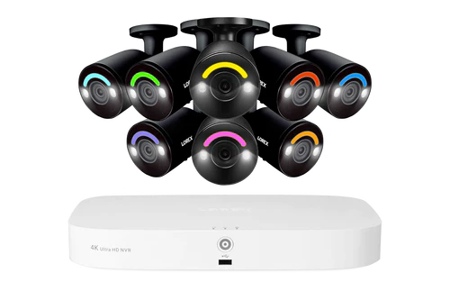 4K Ultra HD IP 4 Camera NVR System with Two-Way Audio and Installation