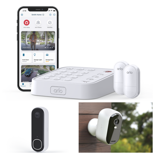 Arlo Security System, Doorbell, & Spotlight Camera with Installation