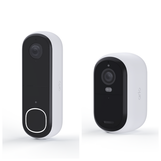 Arlo 2K Doorbell & Spotlight Camera with Installation