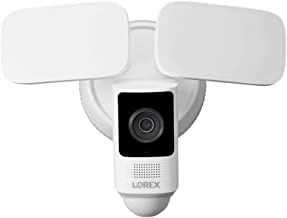 2K Wired Floodlight Security Camera with Professional Installation