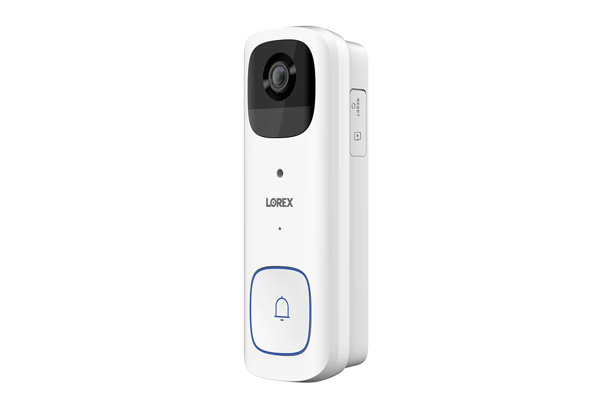 2K Wi-Fi Video Doorbell (Battery-Operated, 32GB) with Chime & Professional Installation