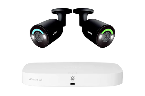 4K Ultra HD IP 4 Camera NVR System with Two-Way Audio and Installation