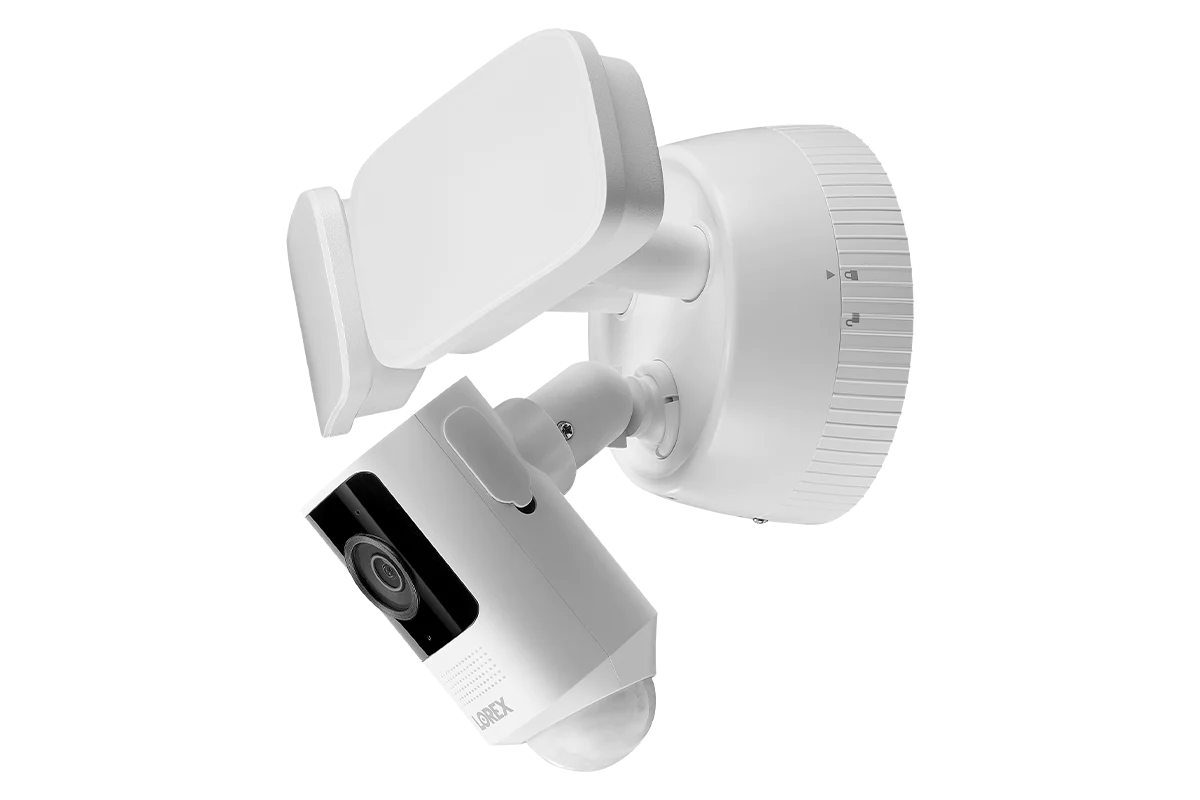 2K Wired Floodlight Security Camera with Professional Installation