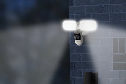 2K Wired Floodlight Security Camera with Professional Installation